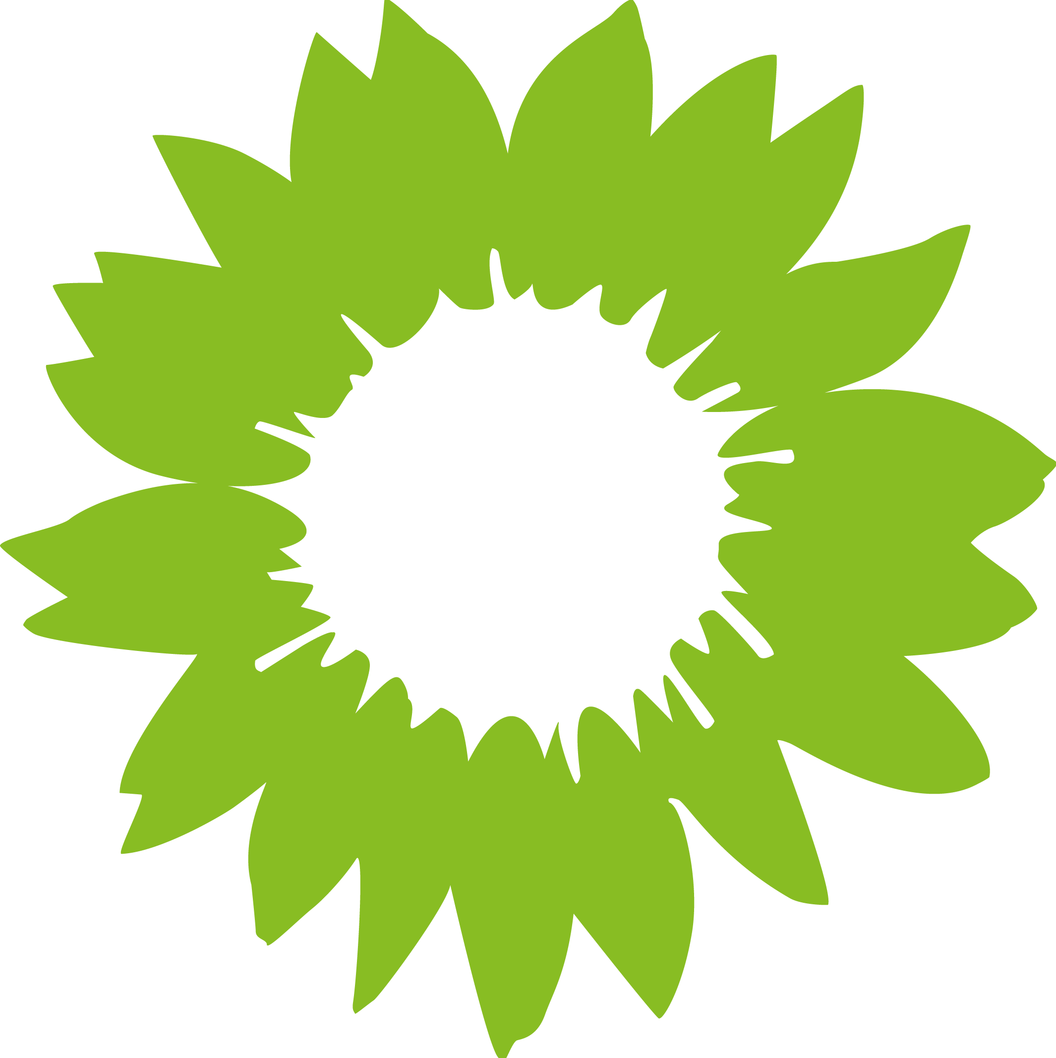 grüne Sonnenblume