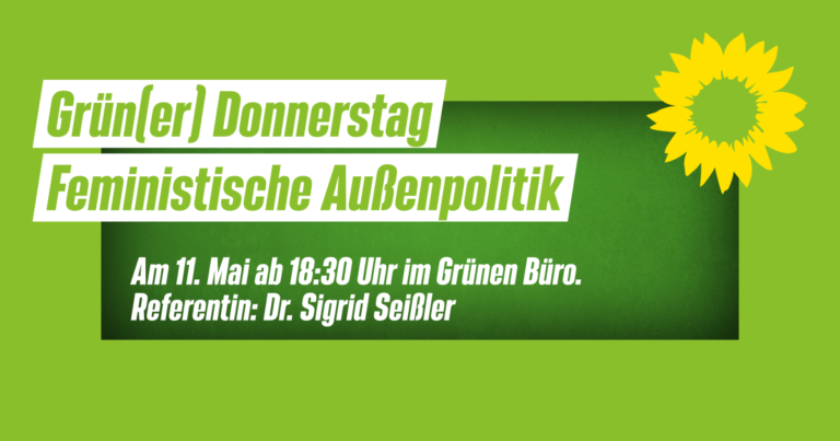 Pressemitteilung: Grüne Ingolstadt starten mit Grünen Donnerstagen neue Veranstaltungsreihe